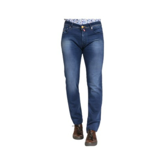 Jacob Cohën - Skinny Jeans - Blå - Herr - Storlek: W33,W30