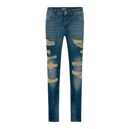 Malelions - Skinny Jeans - Blå - Herr - Storlek: W30,W29,W28