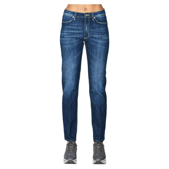 Dondup - Skinny Jeans - Blå - Dam - Storlek: W26