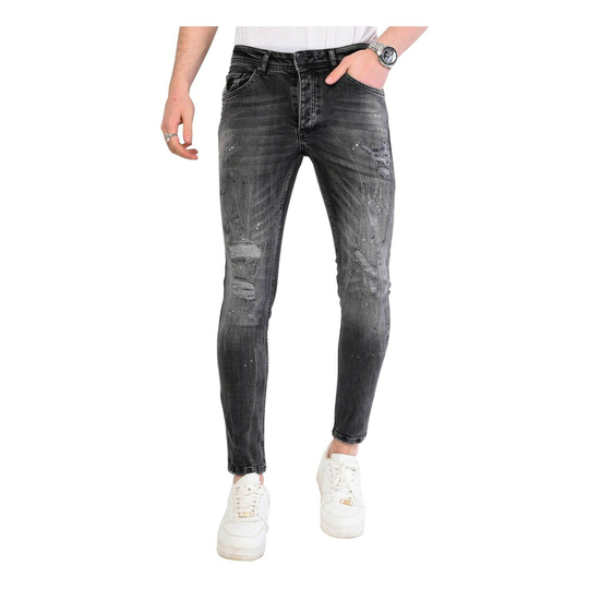 Local Fanatic - Jeans - Grå - Herr - Storlek: W29,W33,W34,W31,W38,W32,W30,W36