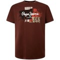 T-shirts med korta ärmar Pepe jeans CAMISETA MANGA CORTA MARRON PM508483