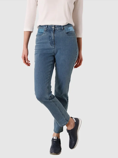 Jeans med smala ben Paola Light blue
