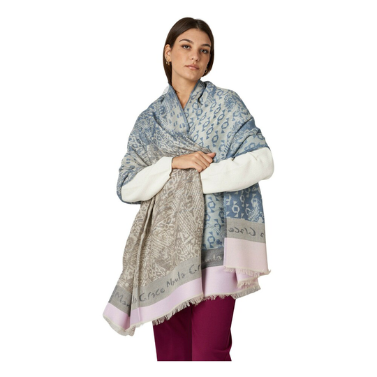 Manila Grace - Capes och Ponchos - Blå - Dam - Storlek: ONE Size