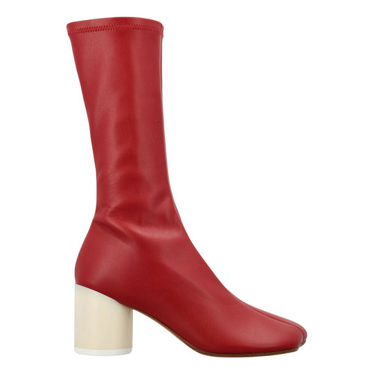 MM6 Maison Margiela - Boots - Röd - Dam - Storlek: 36 Eu,38 Eu,37 EU