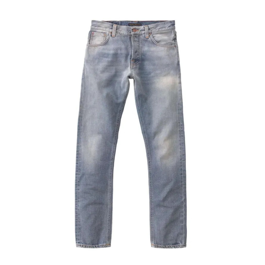 Nudie Jeans - Straight - Grå - Herr - Storlek: W33