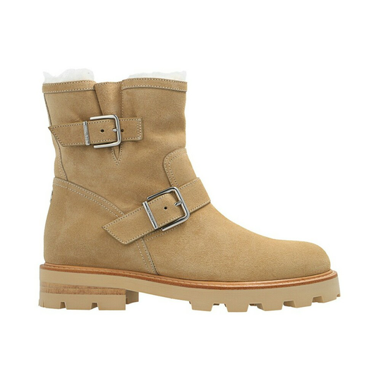 Jimmy Choo - Boots - Beige - Dam - Storlek: 37 Eu,40 Eu,39 1/2 Eu,37 1/2 Eu,35 Eu,38 Eu,38 1/2 Eu,41 Eu,39 EU