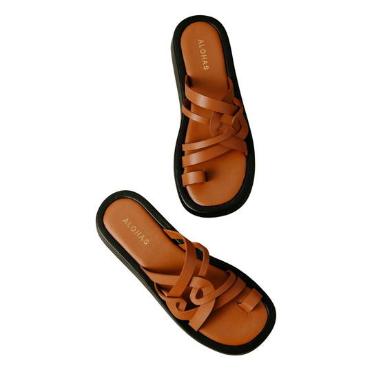 Alohas - Flip-flops - Brun - Dam - Storlek: 42 Eu,41 Eu,40 Eu,39 Eu,37 Eu,38 Eu,36 EU