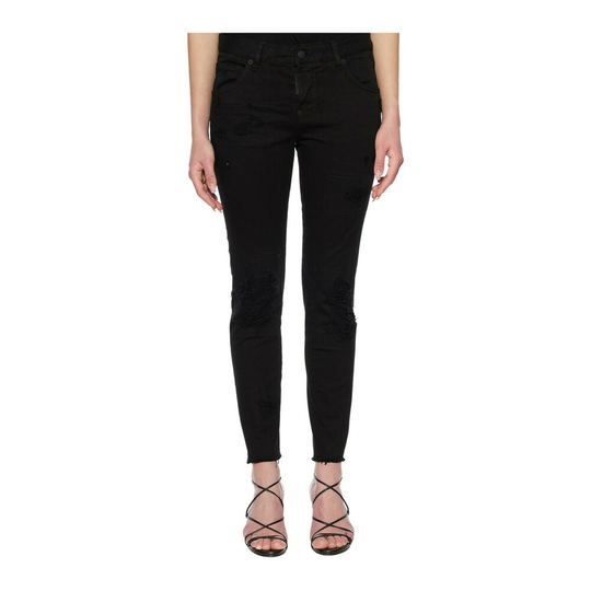 Dsquared2 - Skinny Jeans - Svart - Dam - Storlek: Xs,2Xs