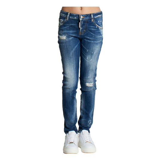 Dsquared2 - Jeans - Blå - Flicka - Storlek: 176 Cm,164 CM
