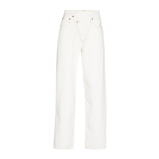 Agolde - Boyfriend Jeans - Vit - Dam - Storlek: W30,W28