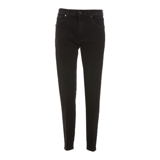 Dondup - Skinny Jeans - Svart - Dam - Storlek: W27,W30,W26