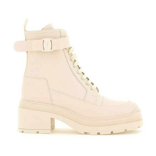 Salvatore Ferragamo - Lågskor - Beige - Dam - Storlek: 37 1/2 Eu,35 1/2 EU
