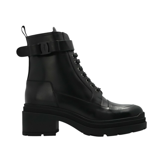 Salvatore Ferragamo - Boots - Svart - Dam - Storlek: 39 1/2 Eu,36 1/2 Eu,38 Eu,39 Eu,35 Eu,38 1/2 Eu,40 1/2 EU