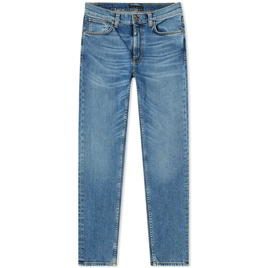 Nudie Jeans - Straight - Blå - Herr - Storlek: W29,W34,W33,W31,W32,W30