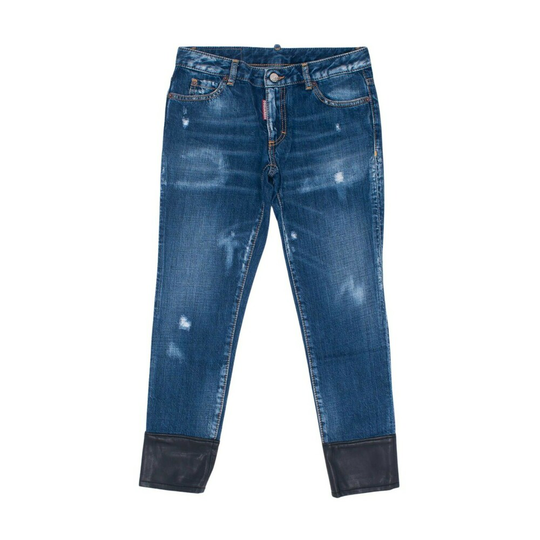 Dsquared2 - Jeans - Blå - Flicka - Storlek: 128 Cm,164 Cm,104 Cm,140 Cm,176 Cm,152 CM