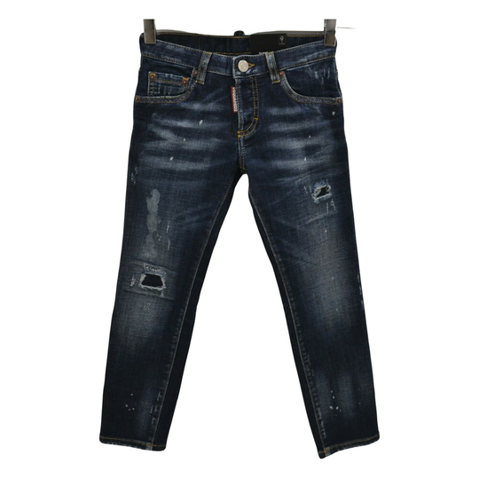 Dsquared2 - Jeans - Blå - Unisex - Storlek: 128 Cm,176 Cm,116 Cm,164 Cm,152 Cm,140 CM