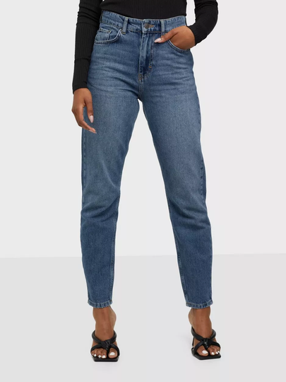 NLY Trend - Straight jeans - Blue Jeans - High Waist Vintage Denim - Jeans