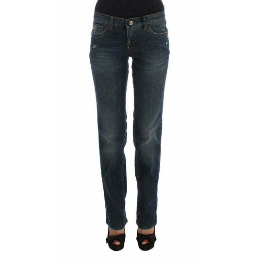 Costume National - Skinny Jeans - Blå - Dam - Storlek: W26