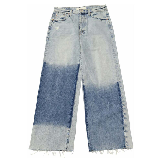 Mother - Boyfriend Jeans - Blå - Dam - Storlek: W28