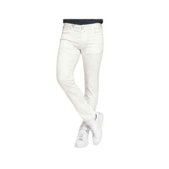 Jacob Cohën - Skinny Jeans - Vit - Herr - Storlek: W38
