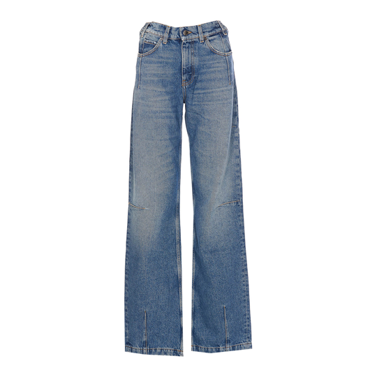 Darkpark - Boyfriend Jeans - Blå - Dam - Storlek: W24,W26,W25