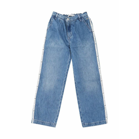 Calvin Klein Jeans - Jeans - Blå - Flicka - Storlek: 128 Cm,176 Cm,164 Cm,140 CM