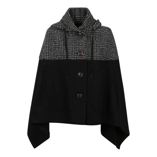 Chloé - Capes och Ponchos - Svart - Dam - Storlek: M,S
