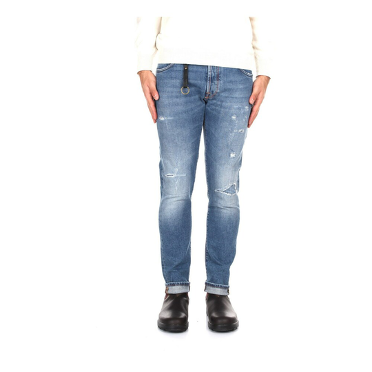 Incotex - Skinny Jeans - Blå - Herr - Storlek: W31,W34,W35,W40,W32,W30,W36,W37,W33,W38