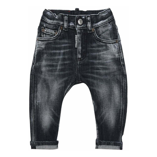 Dsquared2 - Jeans - Svart - Pojke - Storlek: 68 Cm,80 Cm,92 Cm,98 CM
