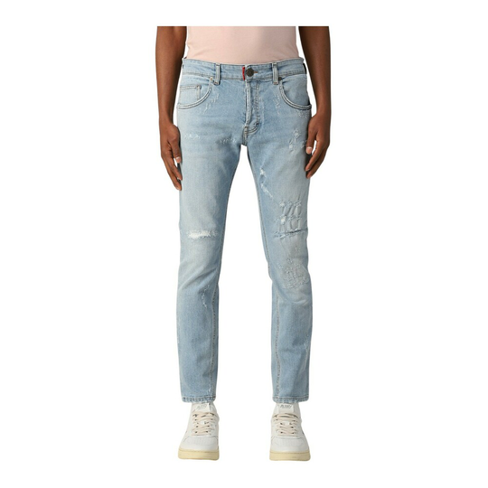 Gaëlle Paris - Jeans - Blå - Herr - Storlek: W32,W33,W30,W31