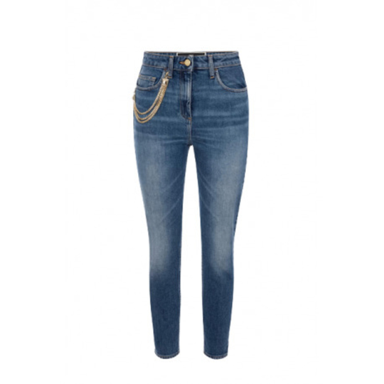 Elisabetta Franchi - Skinny Jeans - Blå - Dam - Storlek: W27,W28,W29,W30,W31,W26,W25