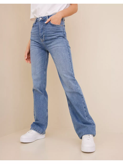 the ODENIM O-Ninety Jeans Straight jeans Ljus Blå