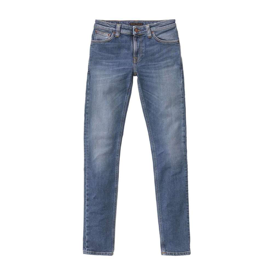 Nudie Jeans - Straight - Blå - Herr - Storlek: W33
