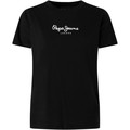 T-shirts med korta ärmar Pepe jeans CAMISETA NEGRA MUJER PL505292