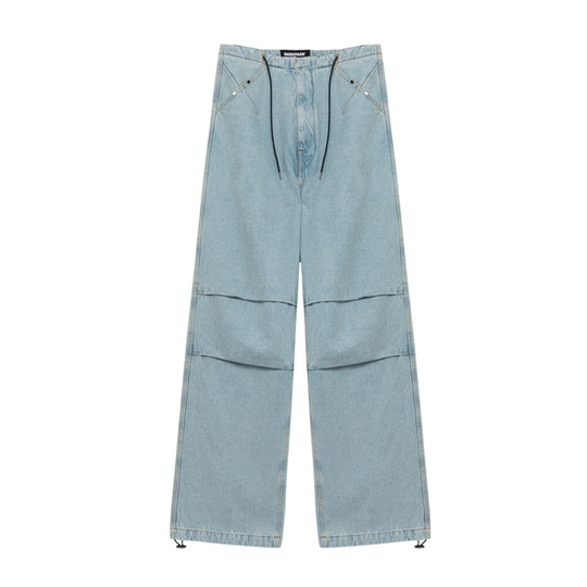 Darkpark - Boyfriend Jeans - Blå - Dam - Storlek: W27