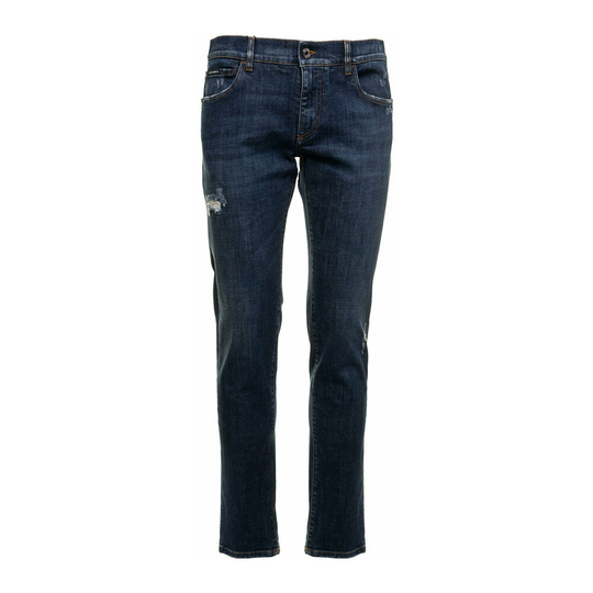 Dolce & Gabbana - Jeans - Blå - Herr - Storlek: Xl,L,S