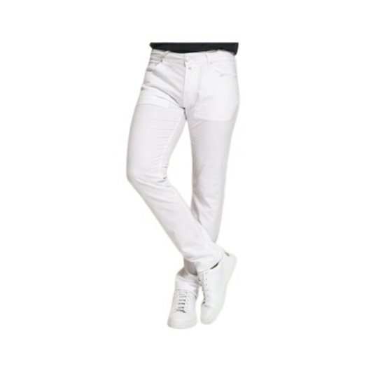 Jacob Cohën - Skinny Jeans - Vit - Herr - Storlek: W36