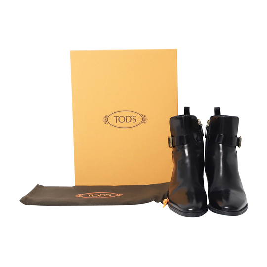 Tod's - Boots - Svart - Dam - Storlek: 36 1/2 EU