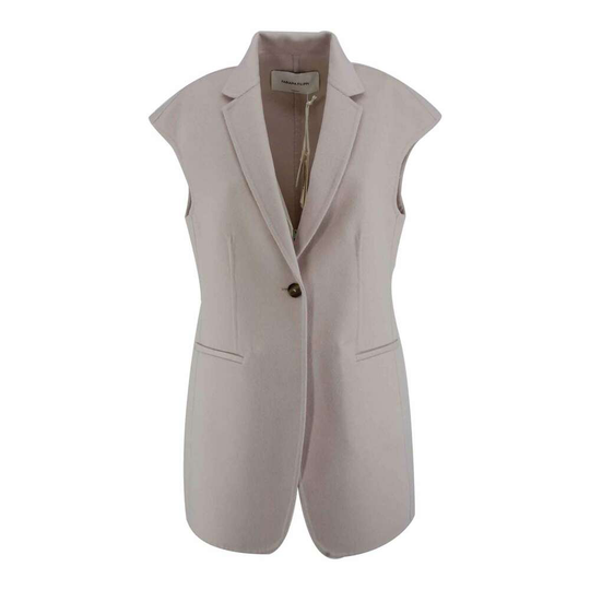 Fabiana Filippi - Capes och Ponchos - Beige - Dam - Storlek: 2Xl,Xl,L,M