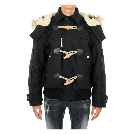 Dsquared2 - Vinterjackor - Svart - Herr - Storlek: L,M
