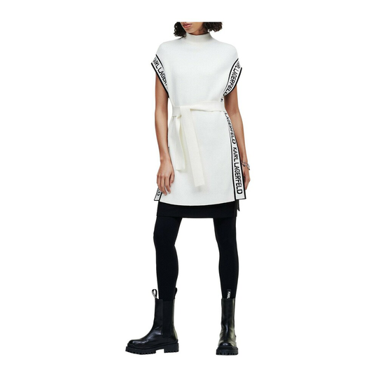 Karl Lagerfeld - Klänningar - Vit - Dam - Storlek: M
