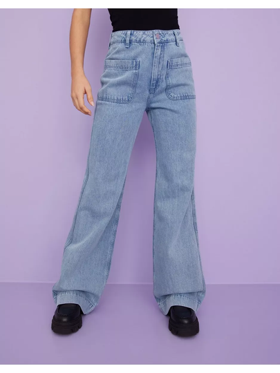 Gestuz MollieGZ HW flared jeans High waisted jeans Blue