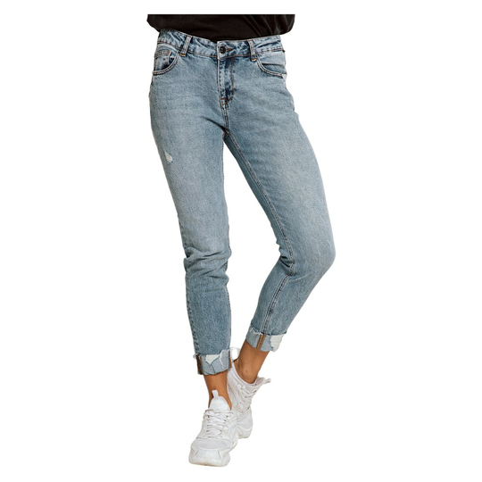 Zhrill - Skinny Jeans - Blå - Dam - Storlek: W31,W32,W26,W25,W30,W28