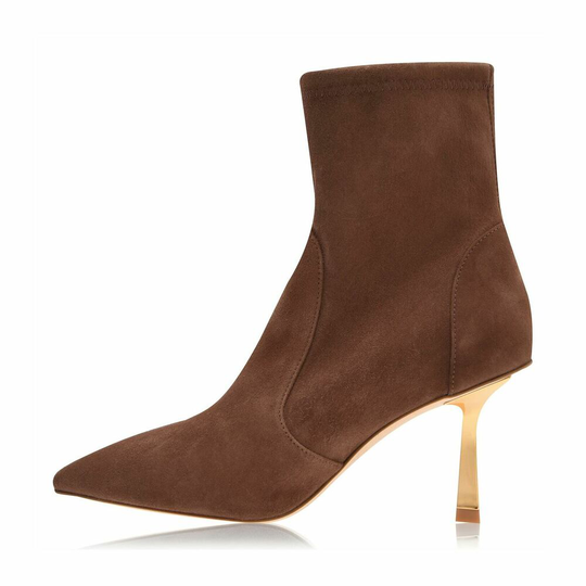 Stuart Weitzman - Boots - Brun - Dam - Storlek: 38 Eu,39 EU