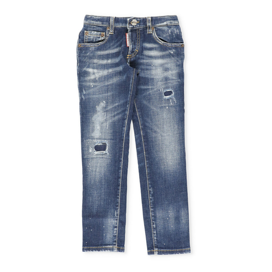 Dsquared2 - Jeans - Blå - Pojke - Storlek: 116 Cm,152 Cm,128 Cm,140 CM