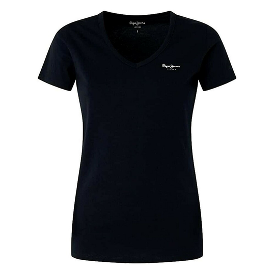 Pepe Jeans - T-shirts - Svart - Dam - Storlek: L,M,S,Xs