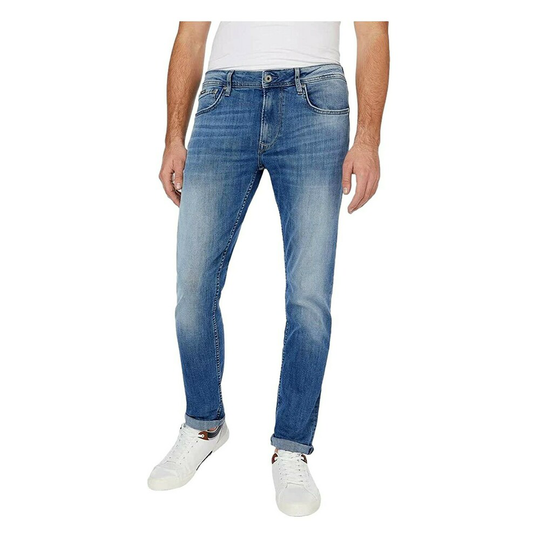 Pepe Jeans - Straight - Blå - Herr - Storlek: W32 L32,W31 L32,W36 L32,W33 L32