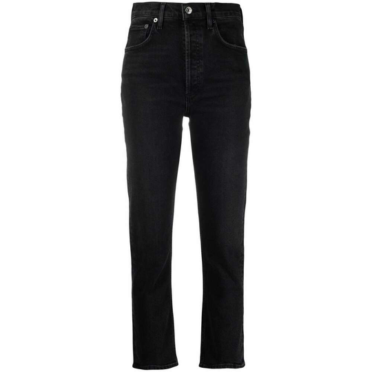 Agolde - Skinny Jeans - Svart - Dam - Storlek: W29,W27,W28