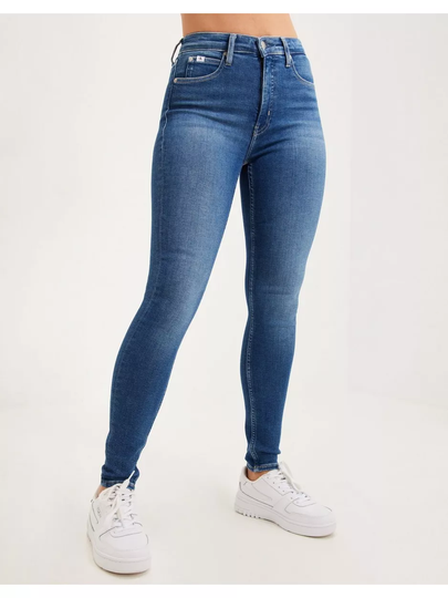Calvin Klein Jeans High Rise Super Skinny Ankle High waisted jeans Denim