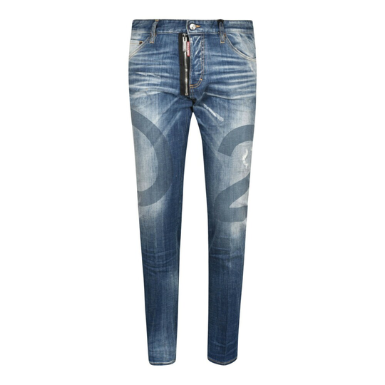 Dsquared2 - Skinny Jeans - Blå - Herr - Storlek: Xl,S